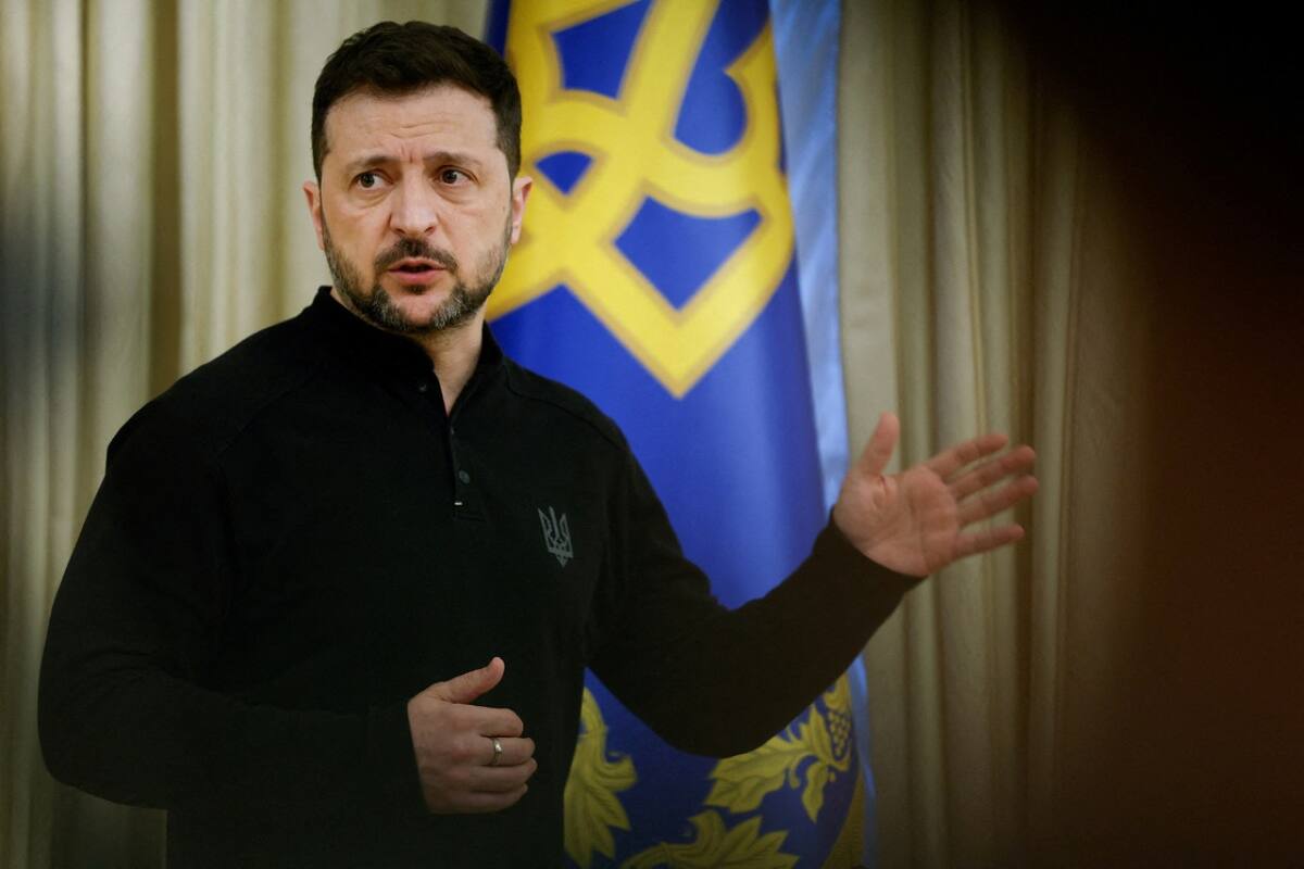 Volodímir Zelenski, presidente de Ucrania. Foto: Reuters (Alina Smutko)