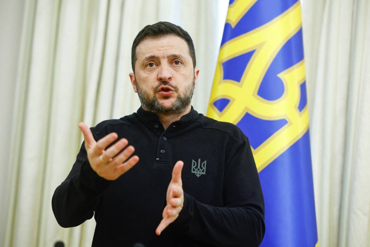 Volodímir Zelenski, presidente de Ucrania. Foto: Reuters (Valentyn Ogirenko)