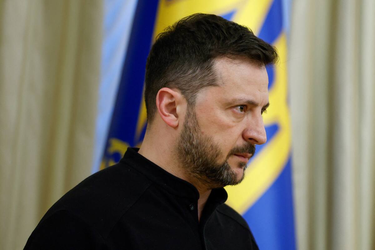 Volodimir Zelenski, presidente de Ucrania. Foto: REUTERS/Alina Smutko.