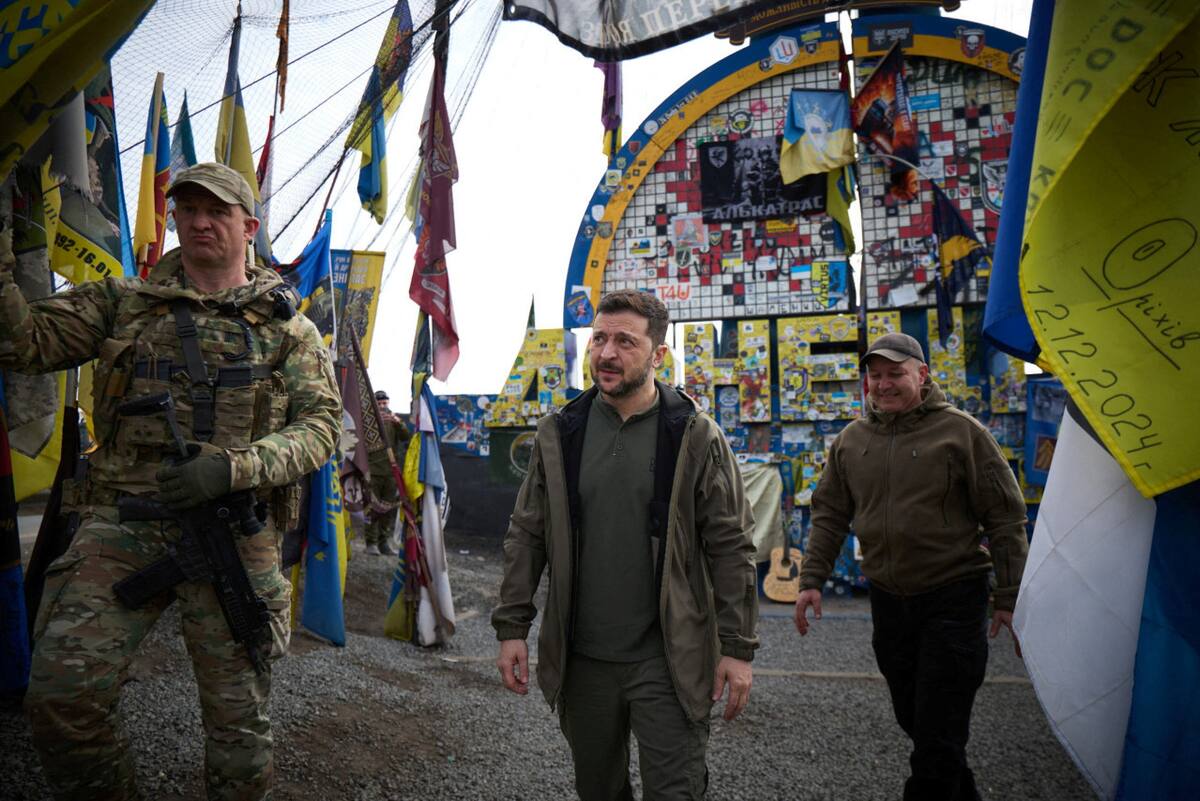 Volodimir Zelenski, presidente de Ucrania. Foto: Reuters/Prensa Presidencial de Ucrania