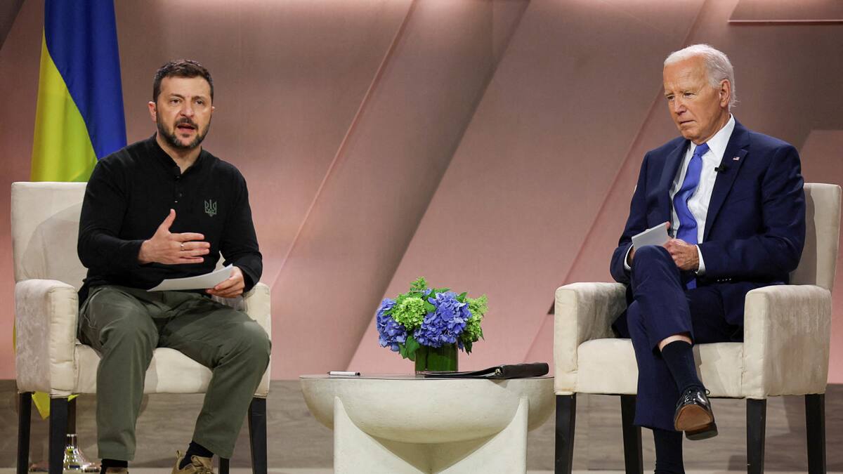 Volodímir Zelenski y Joe Biden mantendrán un nuevo encuentro esta semana. Foto: Reuters.
