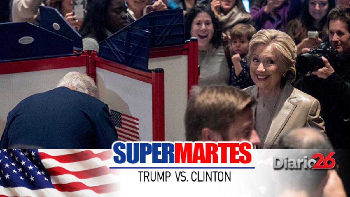 Hillary Clinton votó en Nueva York: "Espero ganar"