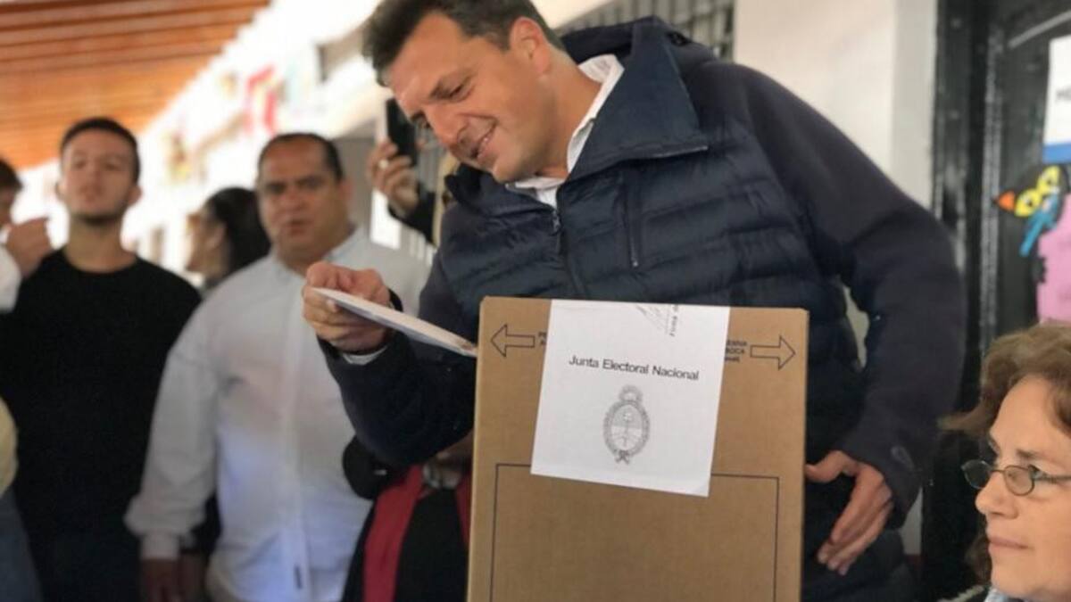 Voto de Sergio Massa