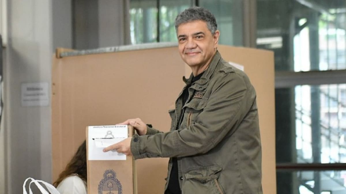 Votó Jorge Macri. Foto: NA.