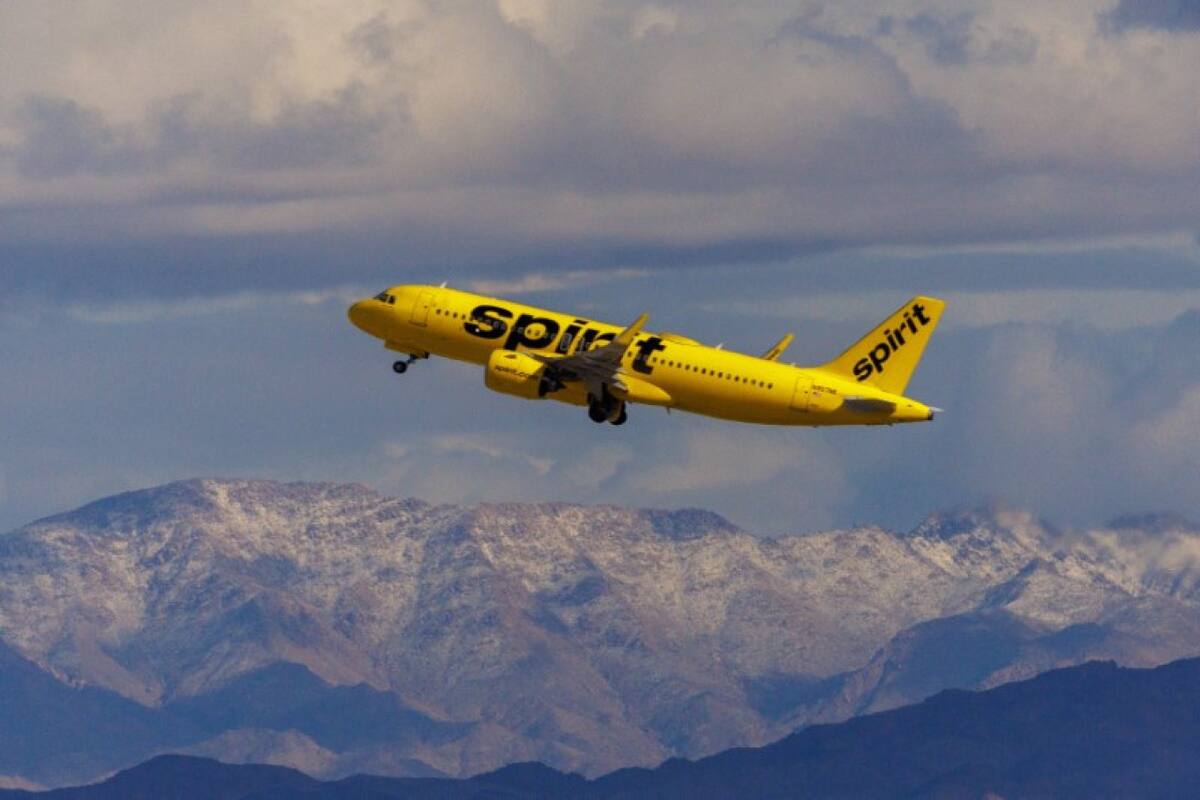 Vuelo de la compañía estadounidense Spirit Airlines. Foto: Reuters