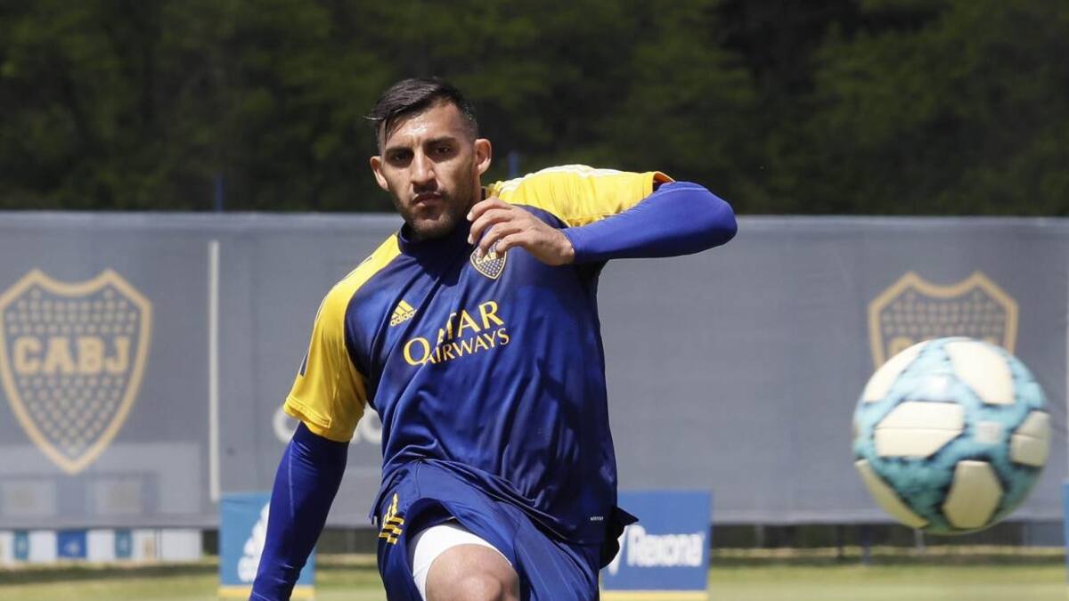 Wanchope Ábila, Boca Juniors, entrenamiento, fútbol argentino, Foto NA