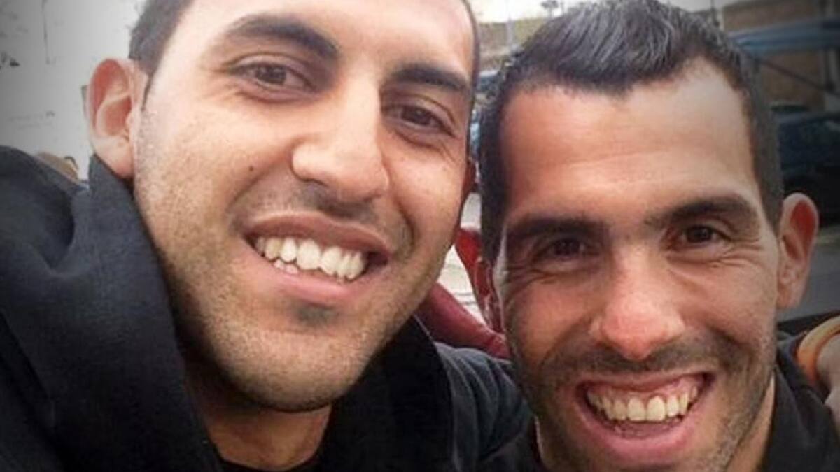 Wanchope Ábila y Carlos Tevez