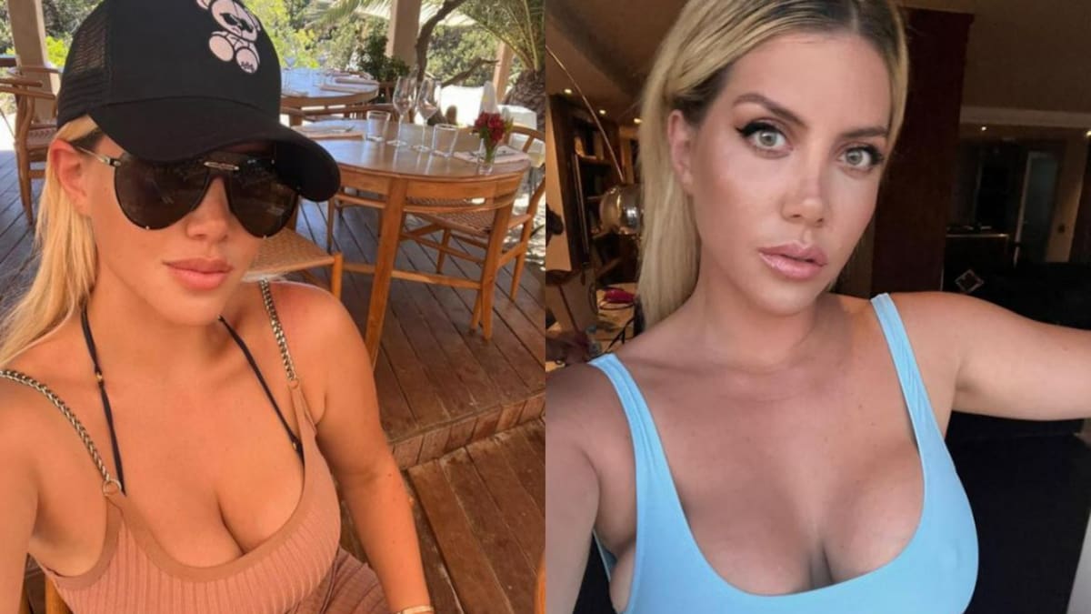 Wanda Nara mostró el video de su topless en Ibiza
