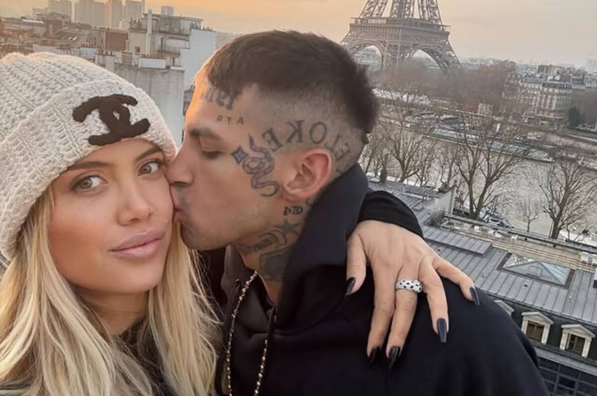 Wanda Nara y L-Gante. Foto: Instagram/lgante_keloke