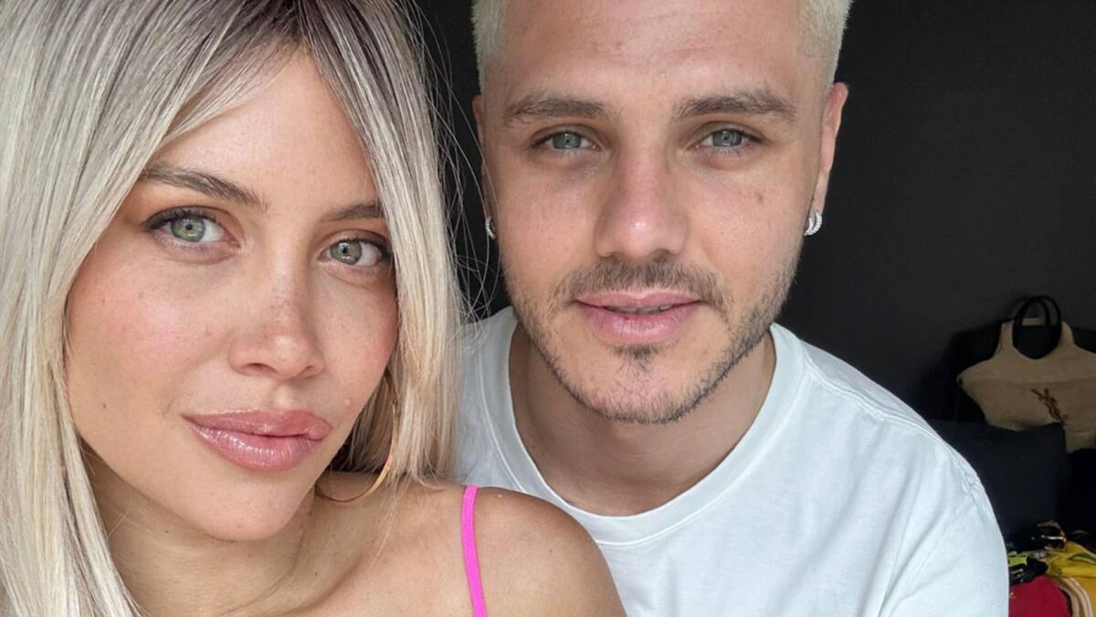Wanda Nara y Mauro Icardi. Foto: Instagram.