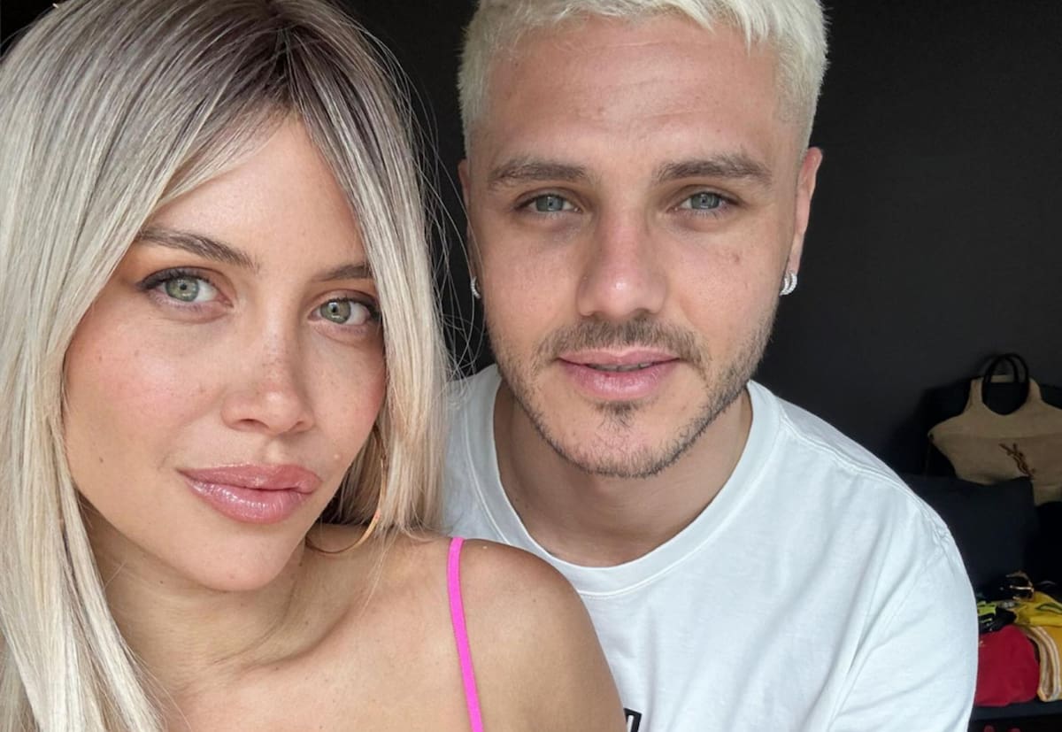 Wanda Nara y Mauro Icardi. Foto: Instagram.