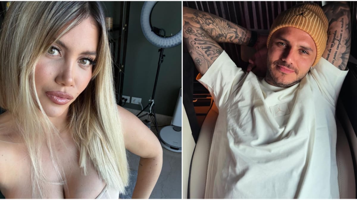 Wanda Nara y Mauro Icardi. Foto: Instagram.