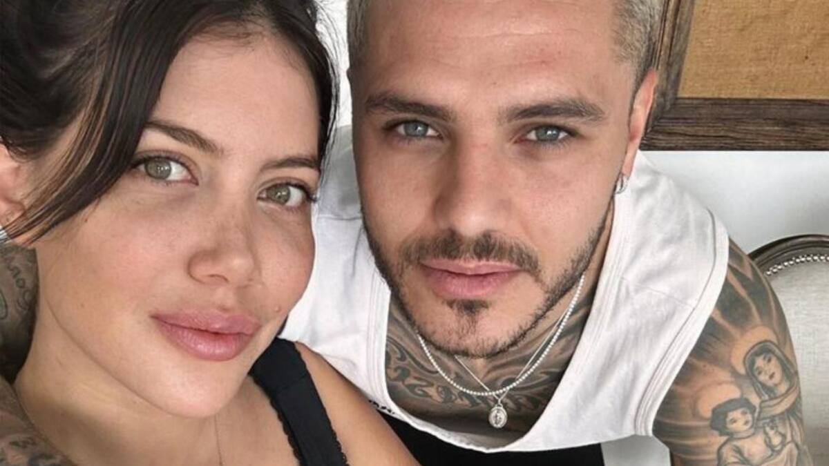Wanda Nara y Mauro Icardi. Foto: Instagram/wanda_nara