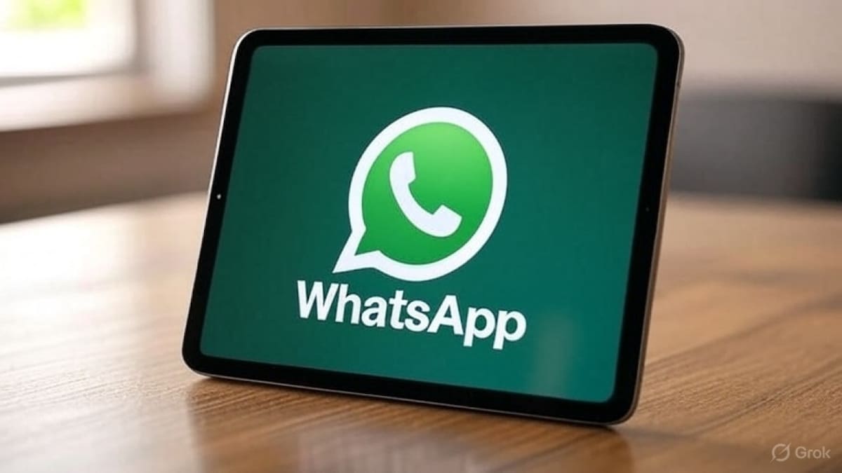 WhatsApp llegó a iPad. Foto: Grok.