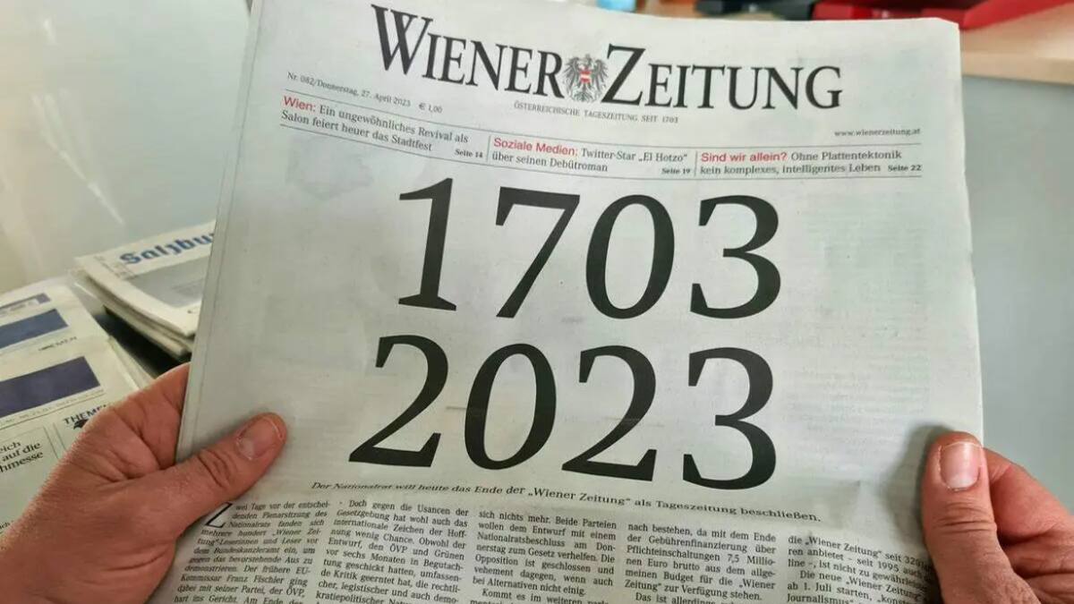 Wiener Zeitung. Web: Wiener Zeitung
