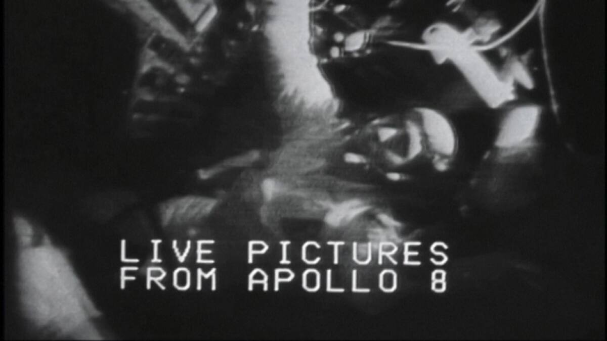 Will Anders en la misión Apollo 8. Foto: Captura video Reuters.