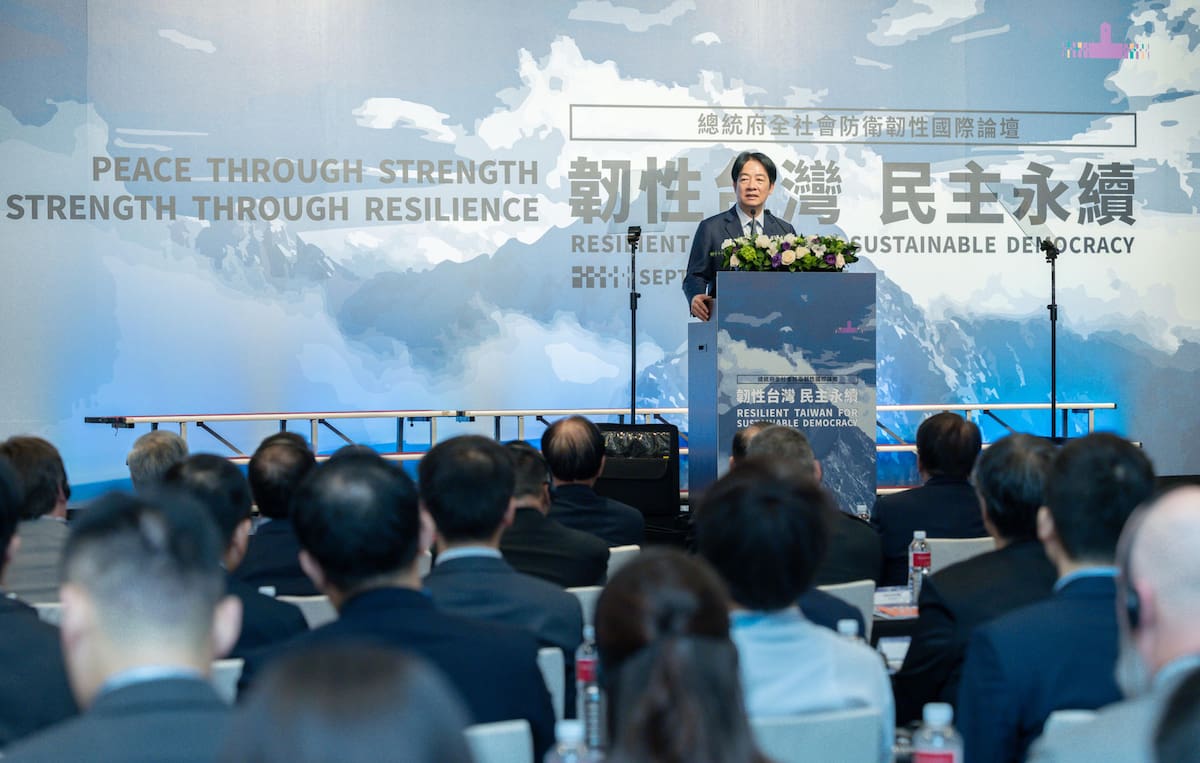 William Lai, presidente de Taiwán.
