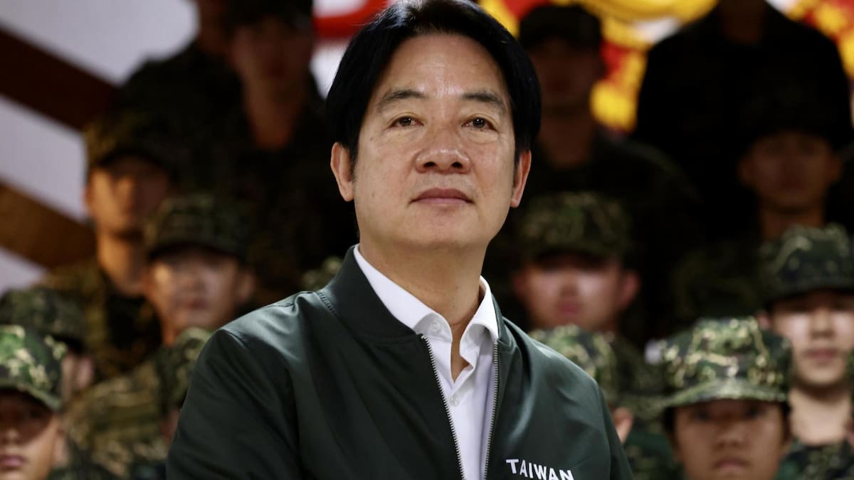 William Lai, presidente de Taiwán. Foto: EFE