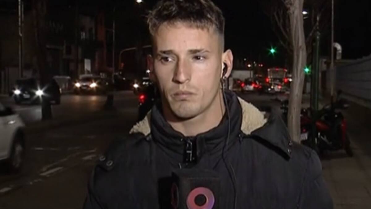 Williams Alexander Tapón. Foto: captura de pantalla (Canal 9).