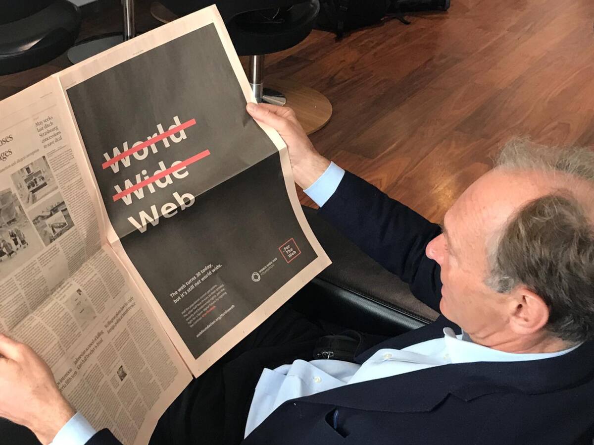 World Wide Web. Foto: X @timberners_lee