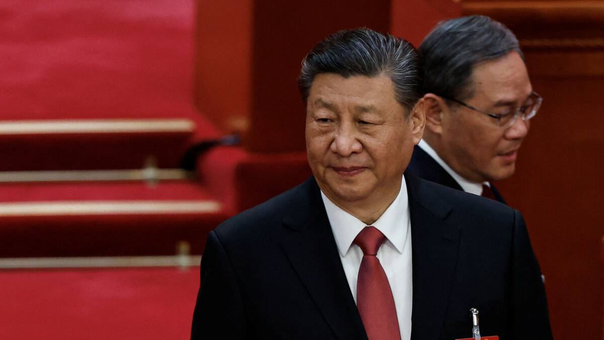 Xi Jinping en el Parlamento chino. Foto: Reuters.