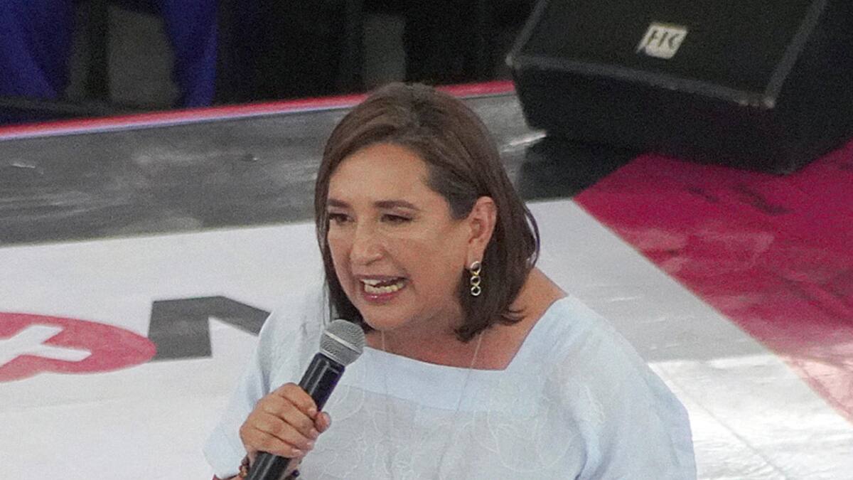 Xóchitl Gálvez, elecciones en México. Foto: EFE