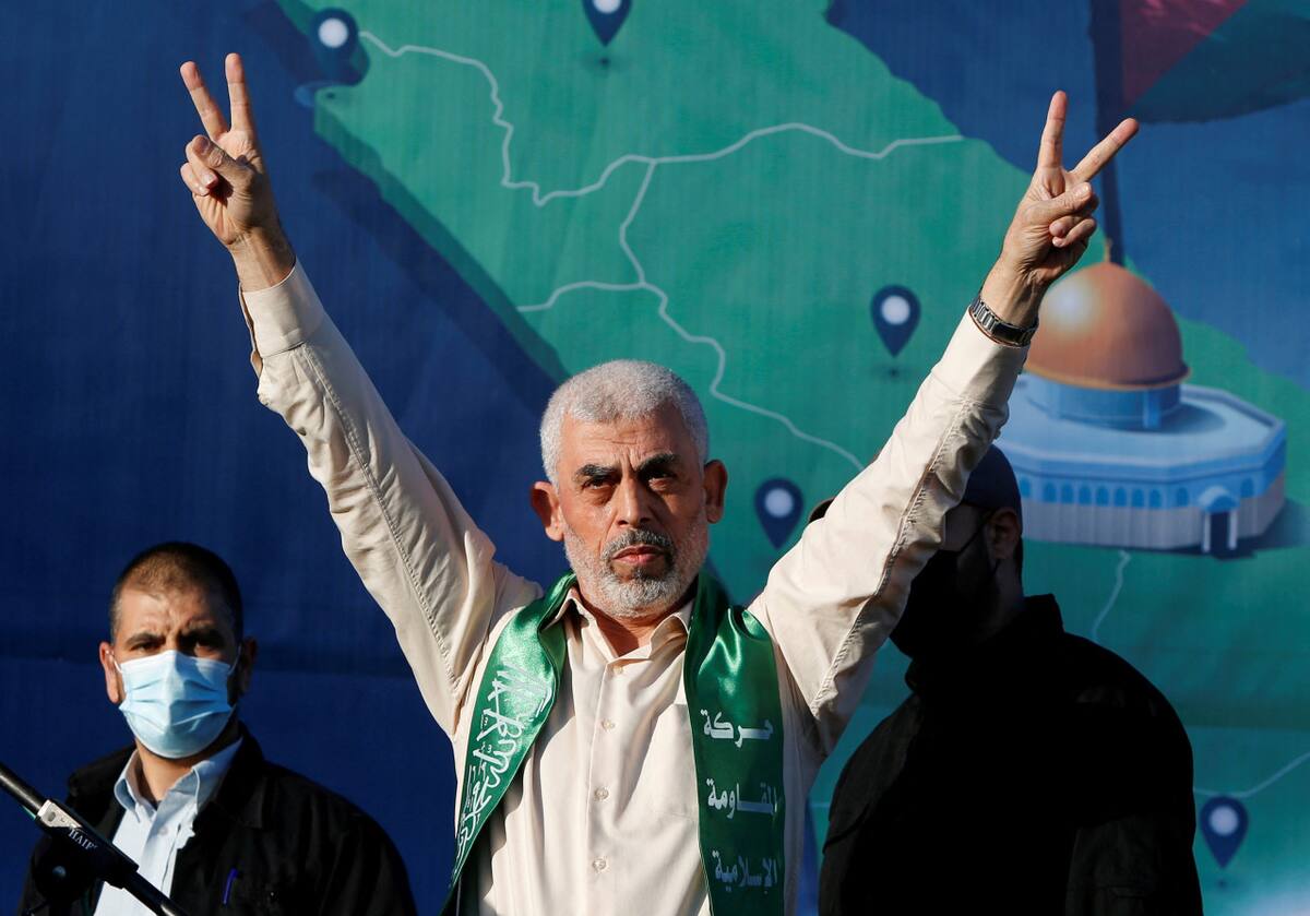 Yahya Sinwar, líder de Hamás. Foto: Reuters.