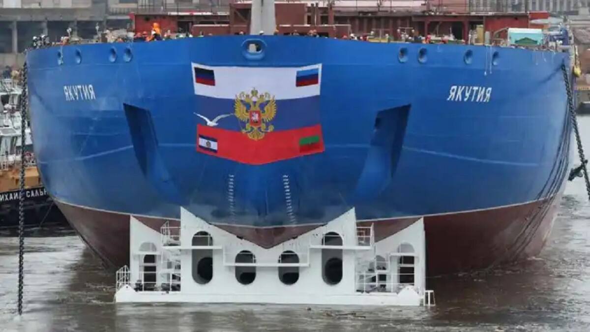 "Yakutia", el nuevo rompehielos atómico de Rusia en el Ártico. Foto: Rosatom