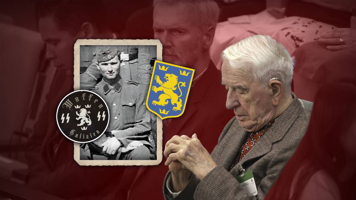 Yaroslav Hunka, pasado y presente de un SS nazi. Foto: Reuters/Bundesarchiv/Canal26.