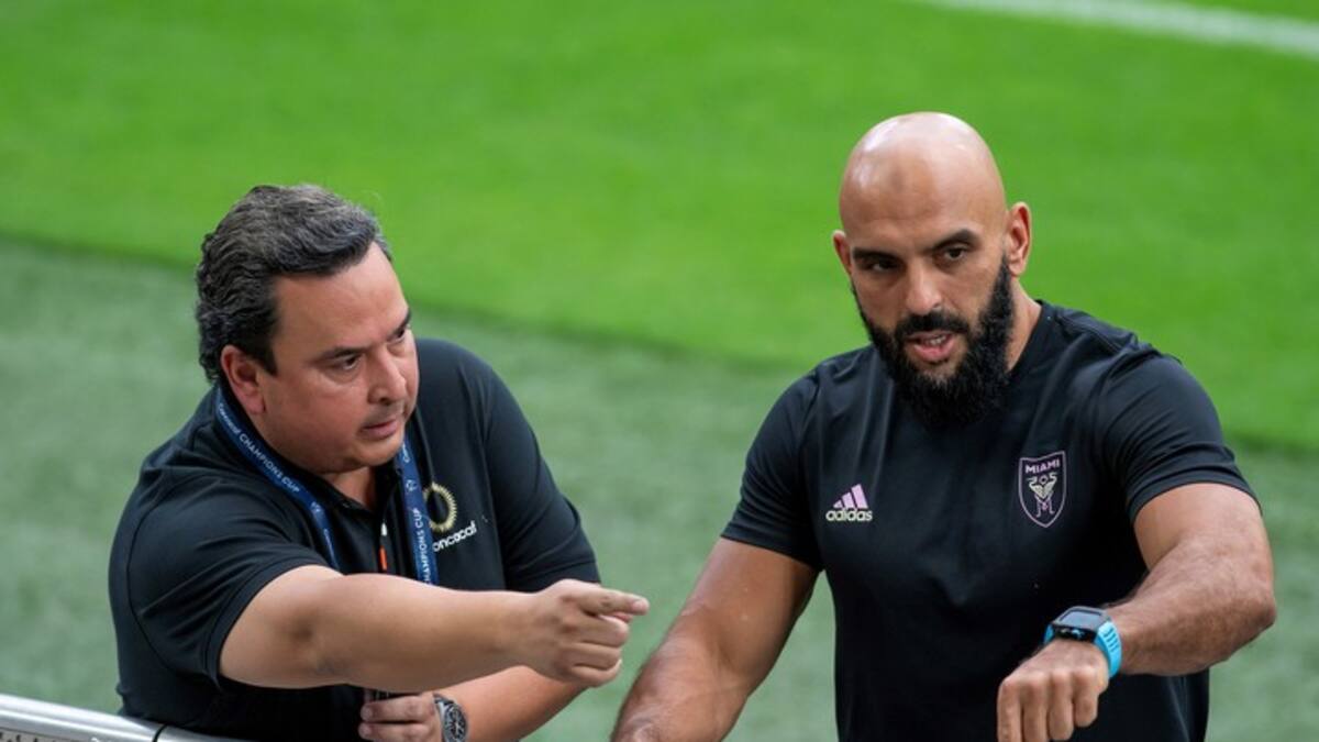 Yassine Cheuko, guardaespaldas de Messi.