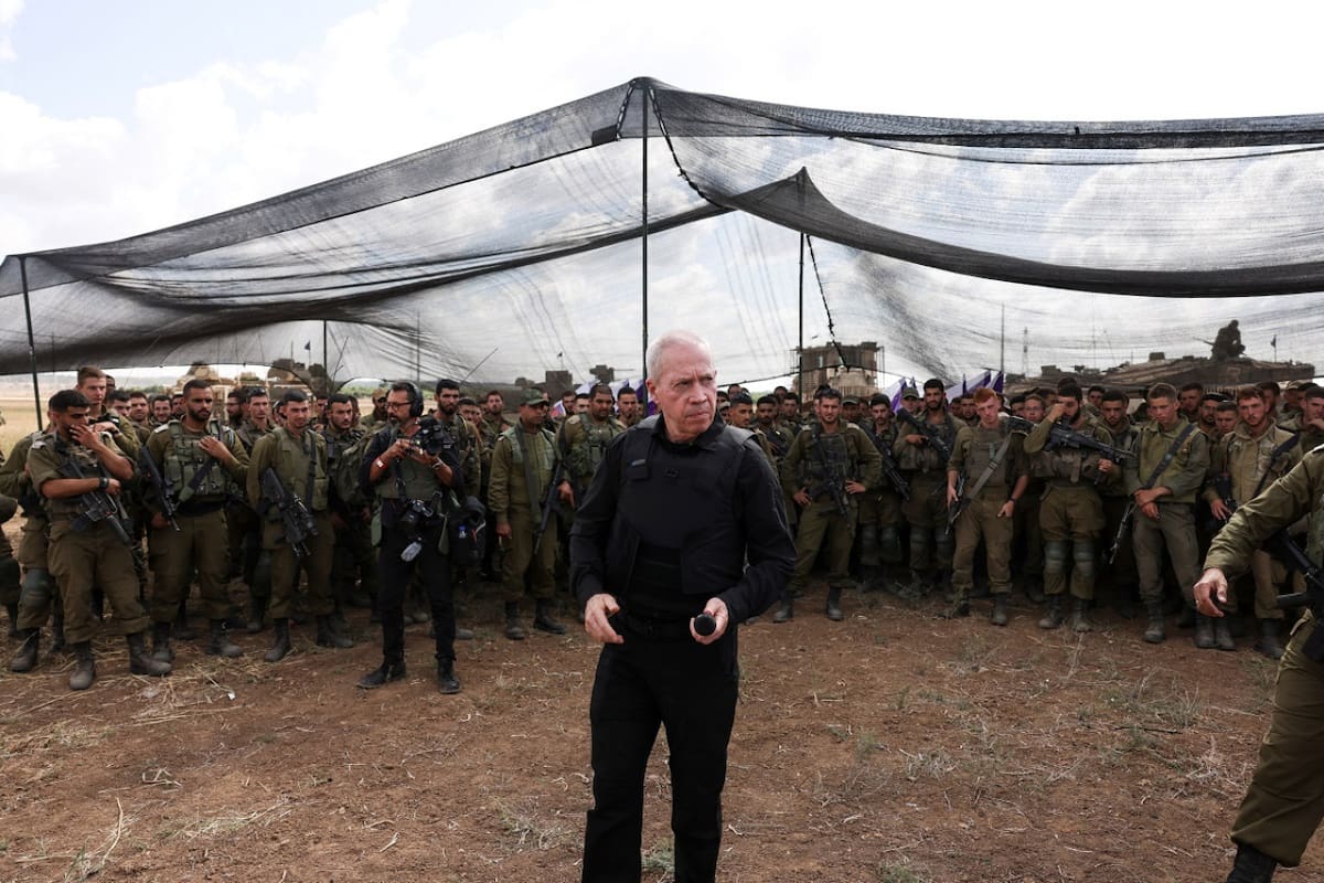 Yoav Gallant aseguró que Hamas inició el conflicto con Israel. Foto: Reuters.
