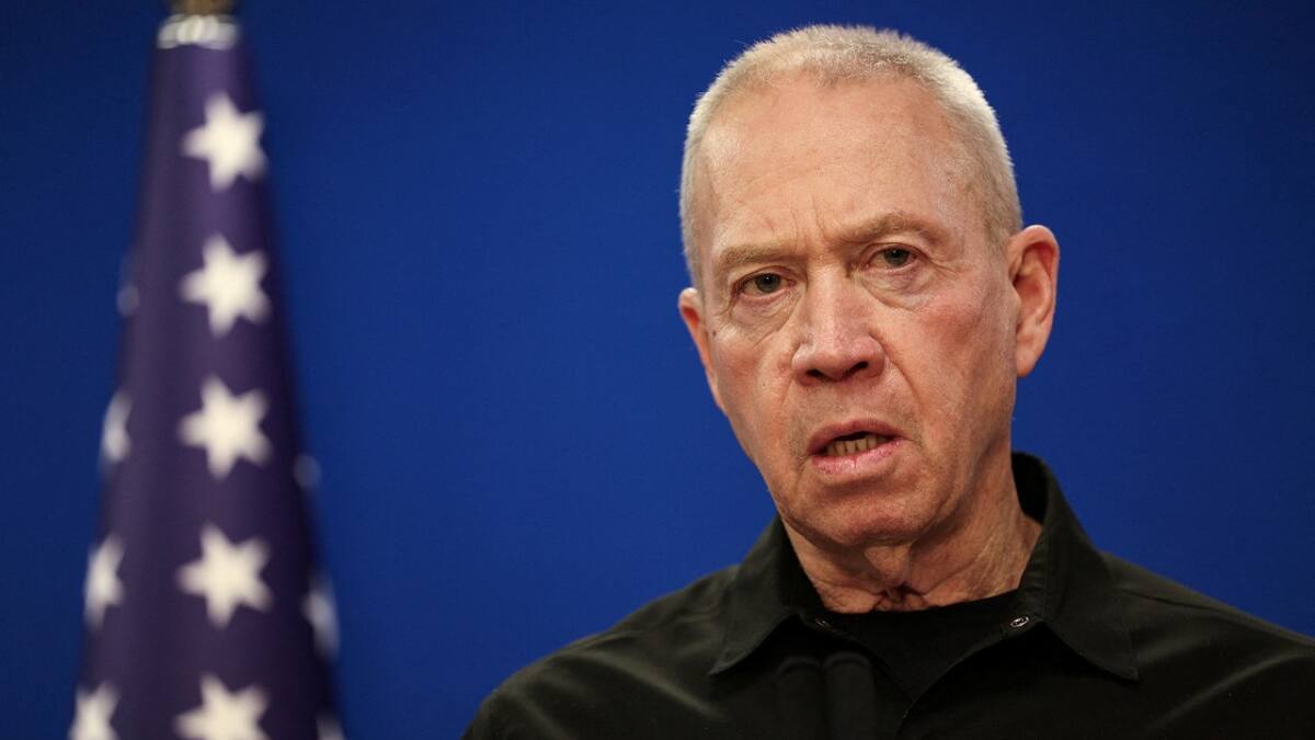 Yoav Gallant, ministro de Defensa de Israel. Foto: Reuters.