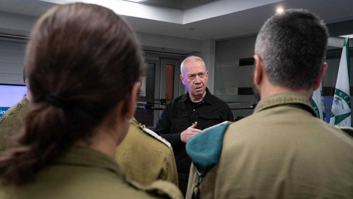 Yoav Gallant, ministro de Defensa israelí. Foto: X @yoavgallant