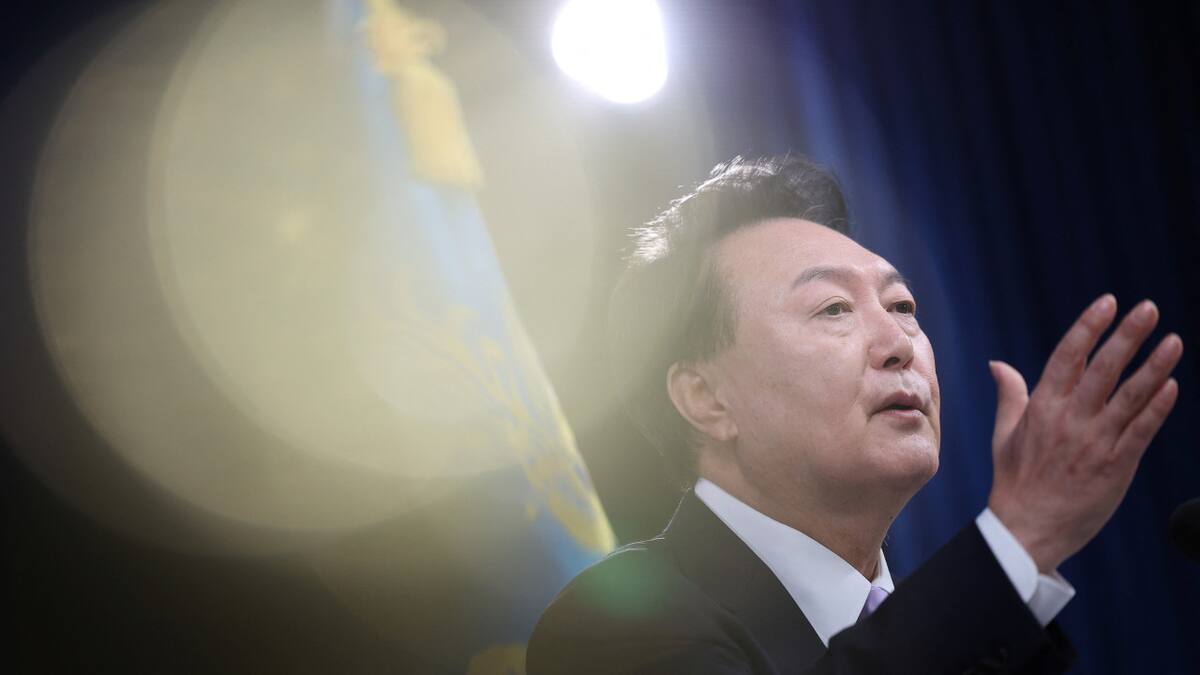 Yoon Suk-yeol, presidente de Corea del Sur. Foto: Reuters.