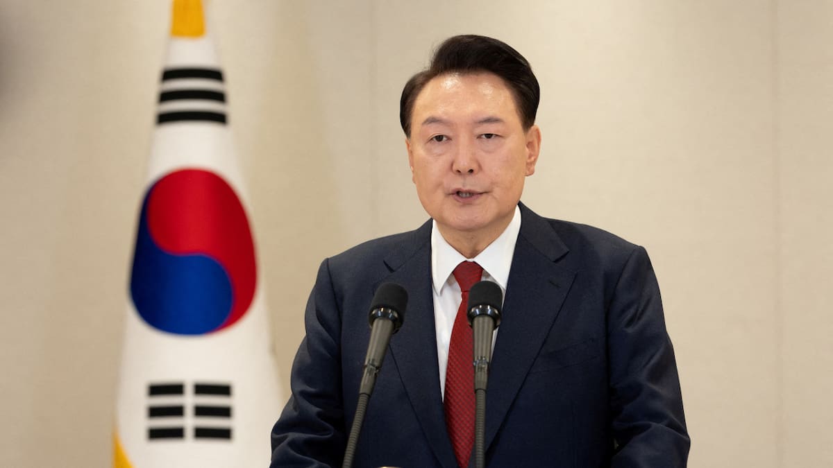 Yoon Suk-yeol, presidente de Corea del Sur. Foto: Reuters.