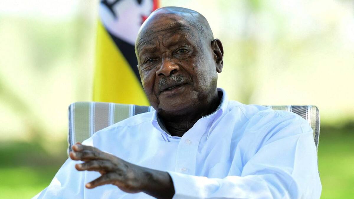 Yoweri Museveni, presidente de Uganda. Foto: Reuters.