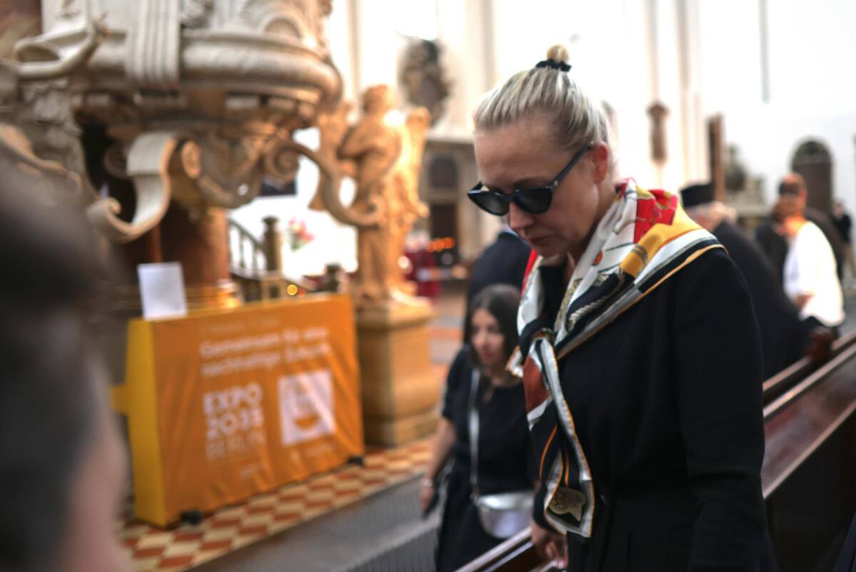 Yulia Naválnaya, la viuda del líder opositor ruso Alexéi Navalny. Foto: EFE.