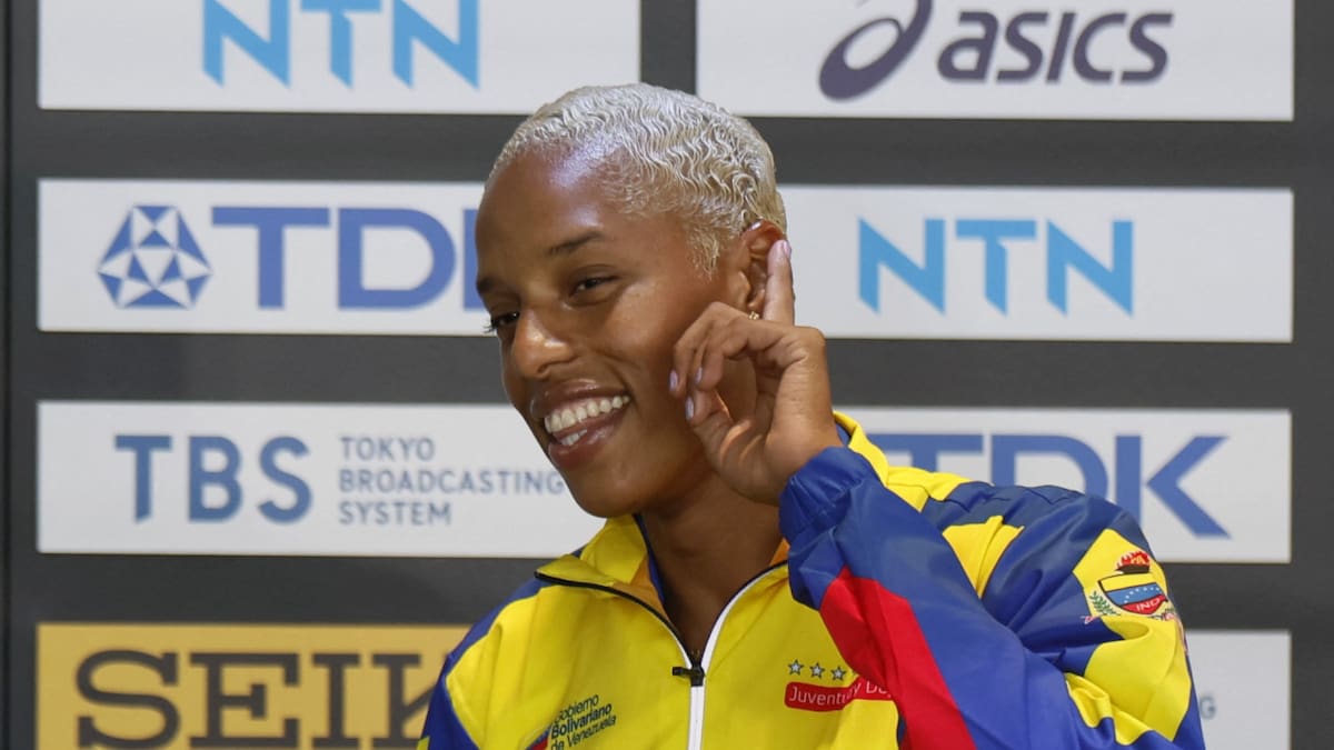 Yulimar Rojas, atleta olímpica de Venezuela. Foto: Reuters.