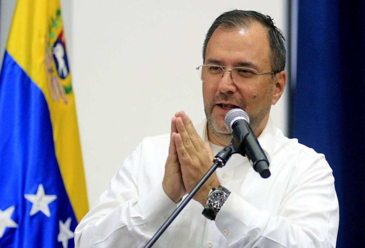 Yván Gil, canciller de Venezuela. Foto: EFE.