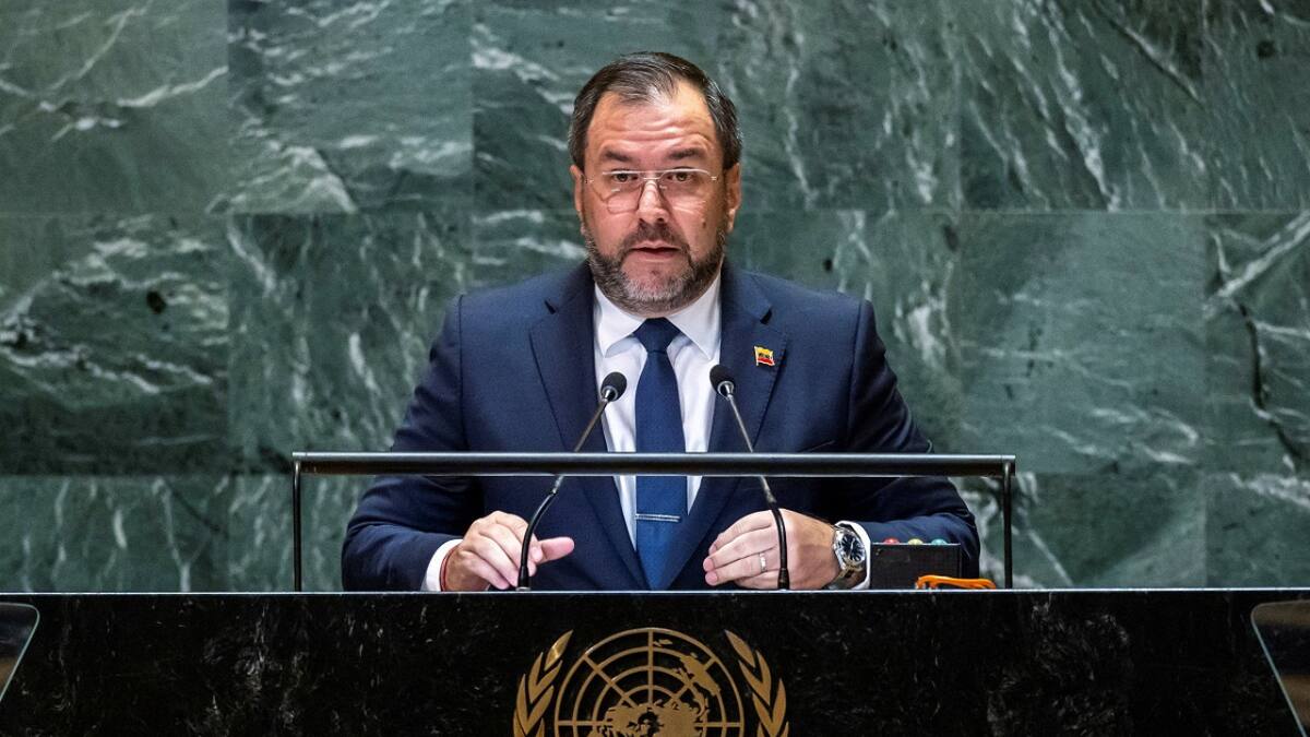 Yván Gil, canciller de Venezuela. Foto: Reuters.