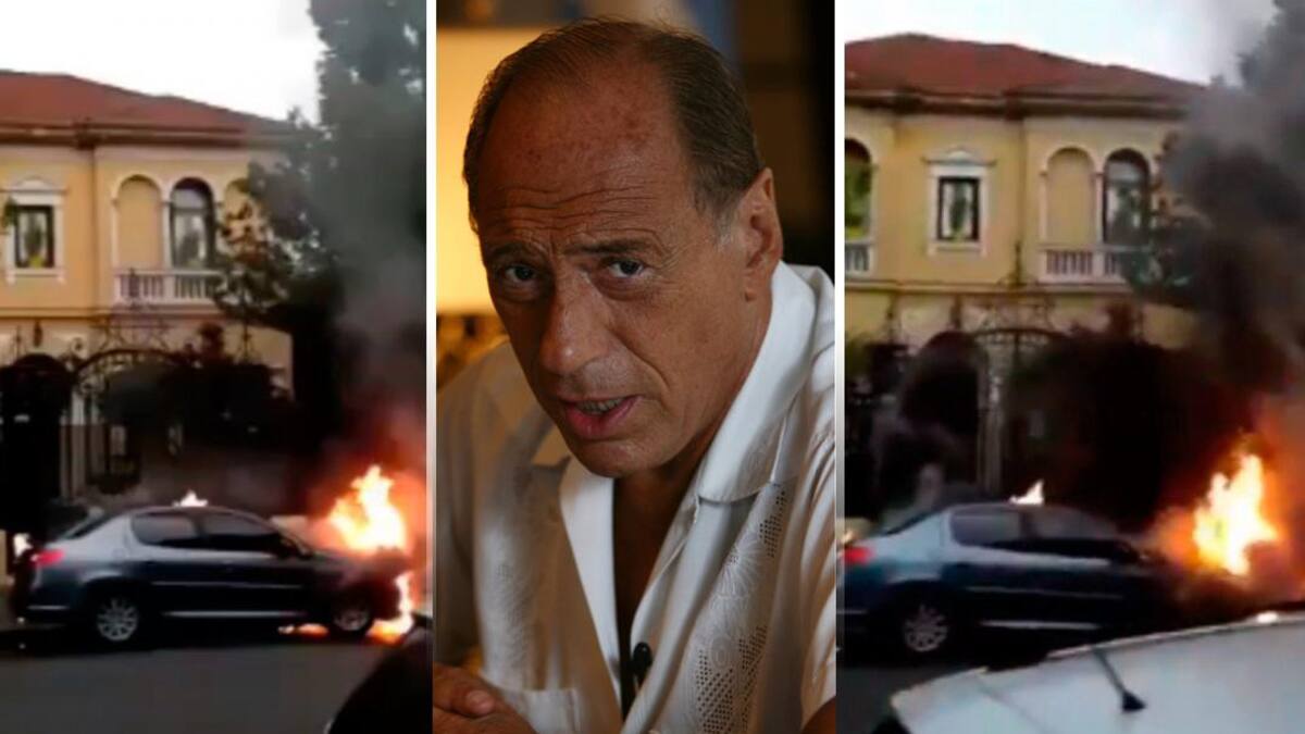 Zaffaroni - Autos incendiados