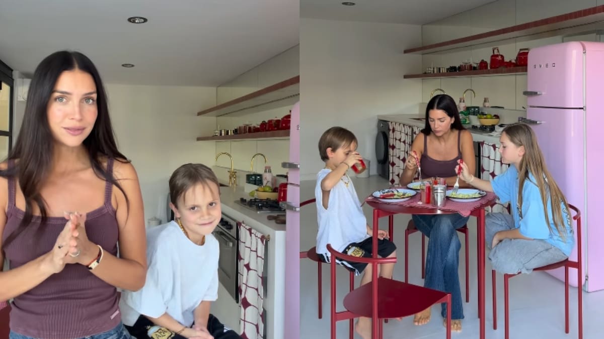 Zaira Nara y sus hijos