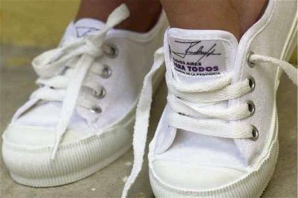 Zapatillas de Carlos Ruckauf