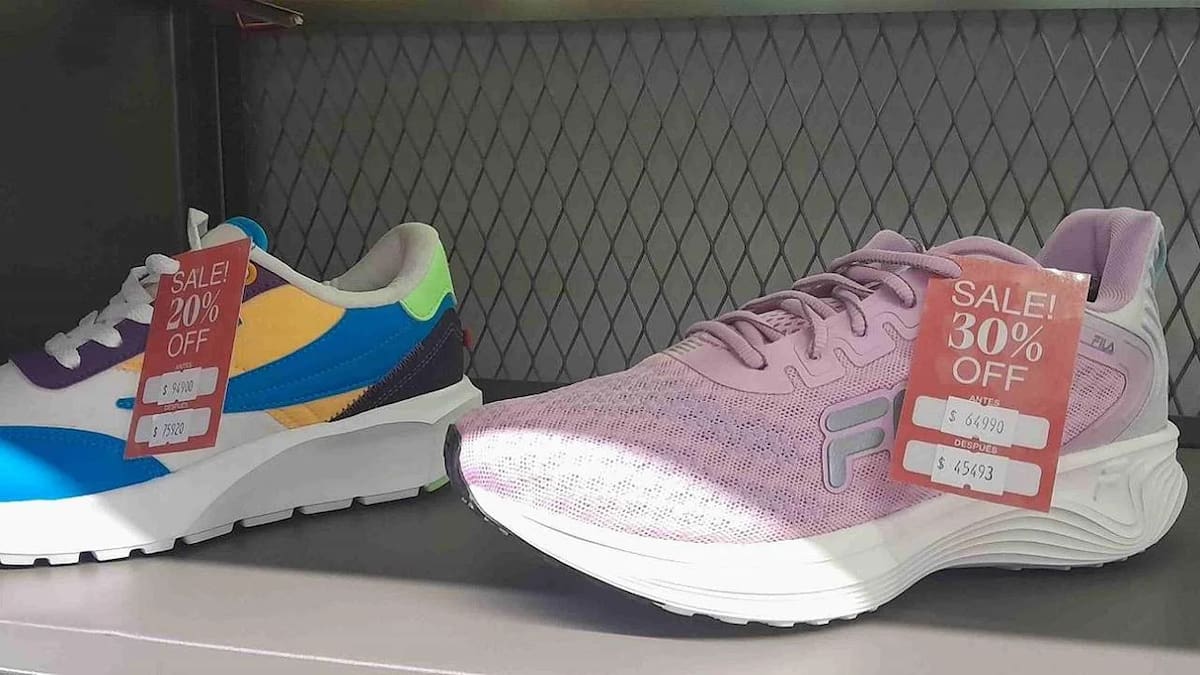 Zapatillas en oferta. Foto: iProfesional