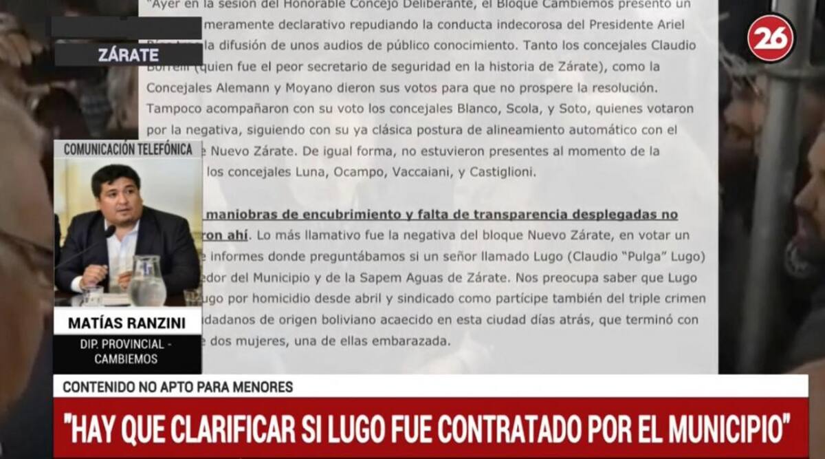 Zárate - Peligroso delincuente habría sido proveedor del Municipio - Canal 26 -