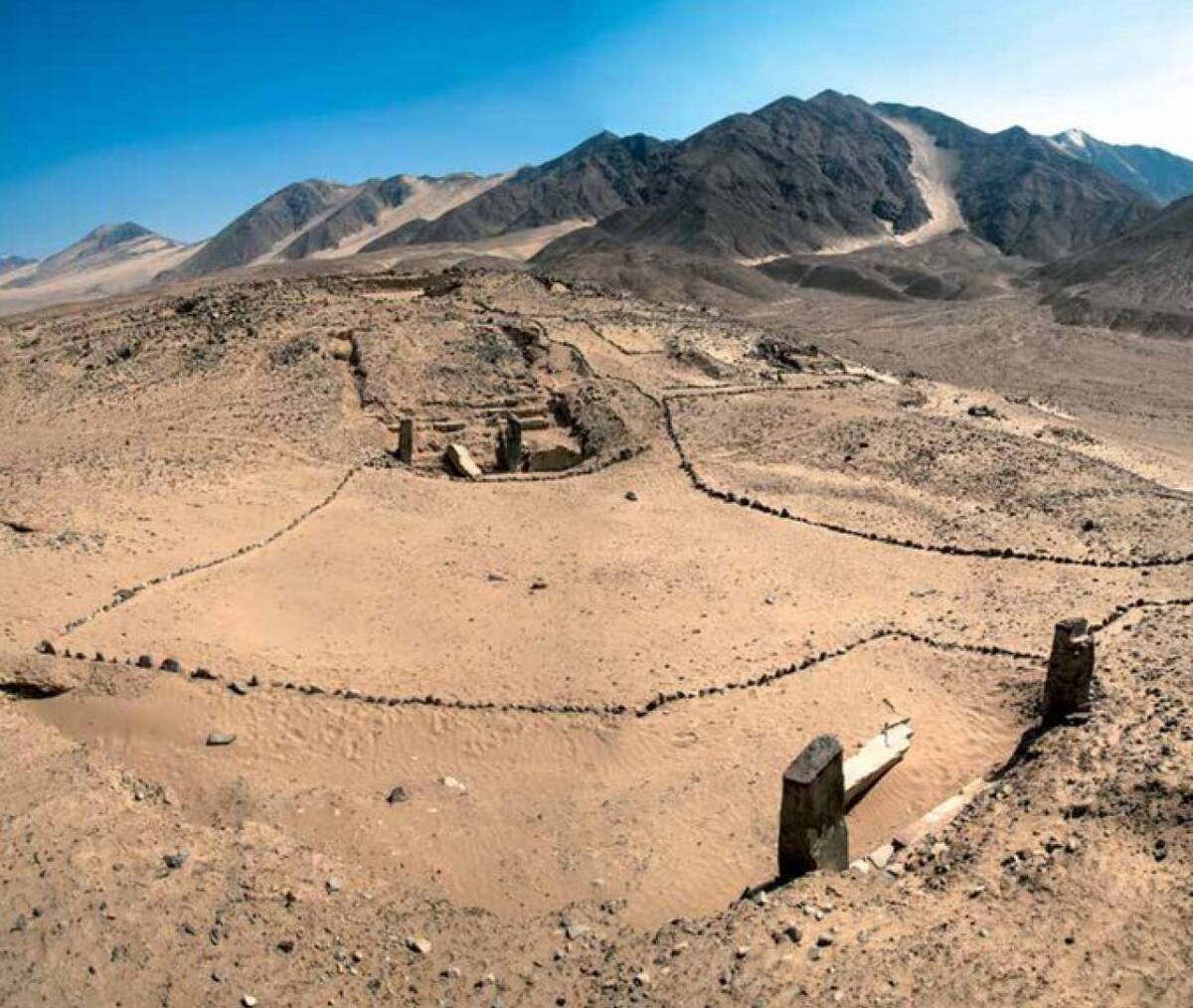 Zona arqueológica de Perú. Foto: X/@Peru_Caral.