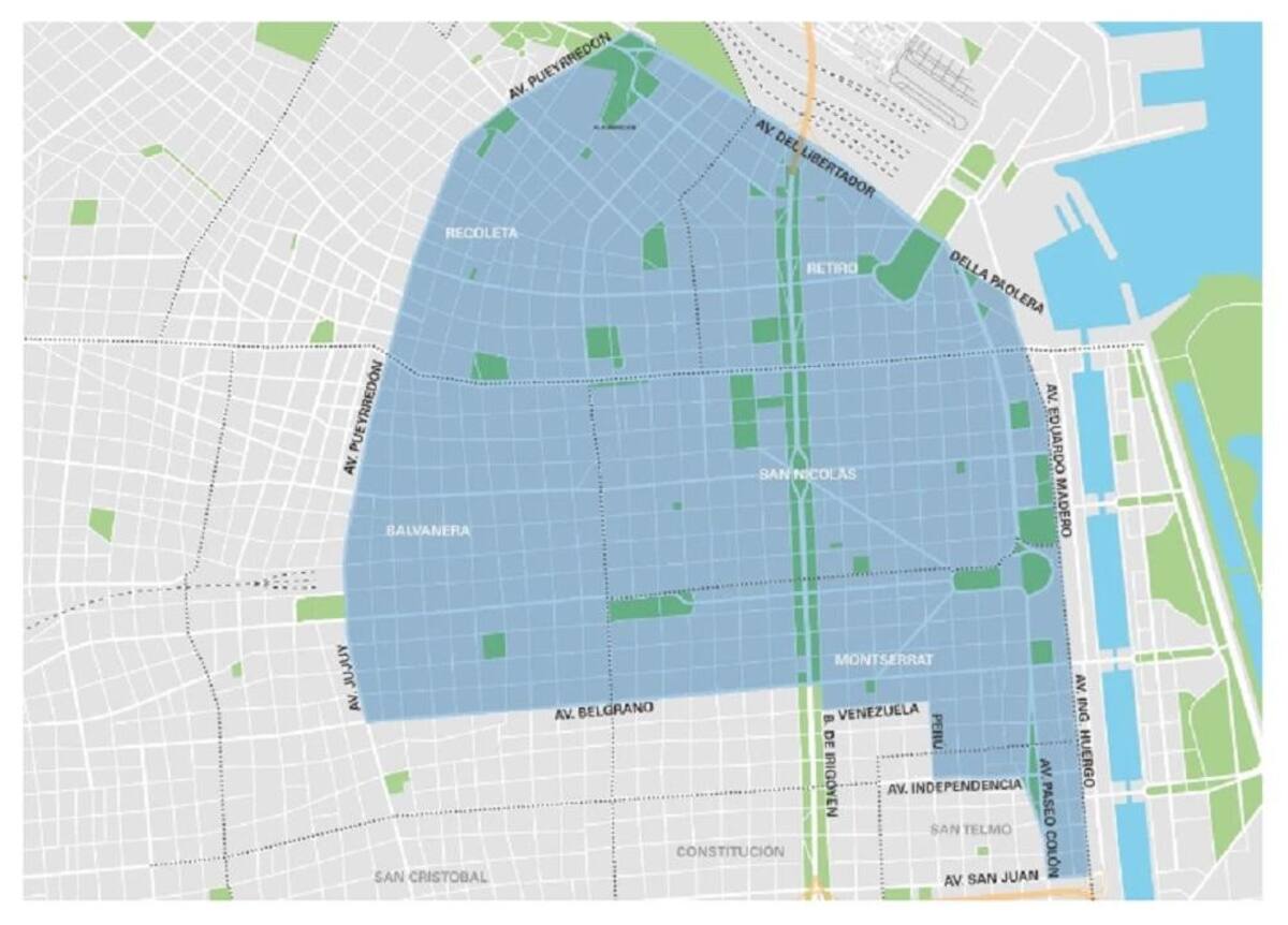 Zonas de estacionamiento CABA, Foto NA, Gobierno CABA